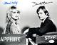 David Mccallum+joanna Lumley Photo 8x10 SignÉe À La Main Sapphire+steel Jsa