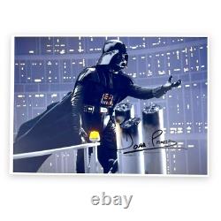 DAVID PROWSE Darth Vader Star Wars Photo 8x11 Signée à la Main COA (RA) Authentique
