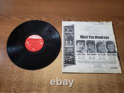 DAVY JONES SIGNATURE MANUELLE 1960s VG++ L'album LP33 des Monkees