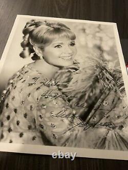 DEBBIE REYNOLDS Photo 8x10 signée à la main avec stylo plume