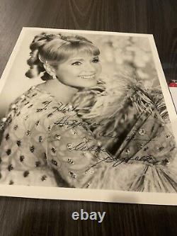 DEBBIE REYNOLDS Photo 8x10 signée à la main avec stylo plume