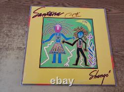 DISQUE VINYLE 33 TOURS SIGNÉ À LA MAIN SANTANA SHANGO 38122 VG++ DES ANNÉES 1980