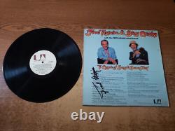 DISQUE VINYLE 33TOURS SIGNÉ À LA MAIN FRED ASTAIRE ANNÉES 1970 VG+ B. CROSBY Un Couple D'Hommes De Chanson Et De Danse