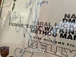 DMX Method Man Nas Belly Signé Main Autographié Photo Magnifiquement Encadré Jsa