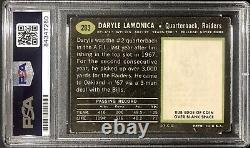 Daryle Lamonica 1969 Topps #263autographed Signé Oakland Raiders Psa Encased