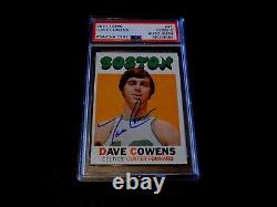 Dave Cowens 1971 Topps #47 Autographié Hof Celtics Card Auto Nba Psa/adn Psa 2