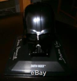 Dave Prowse Darth Vader Deagostini Casque Main Signé Uacc Aftal Concessionnaire