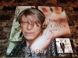 David Bowie - Affiche Promotionnelle Rare Et Authentiquement Signée À La Main, Dédicacée
