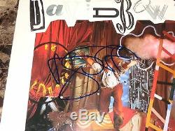 David Bowie Rare Authentique Disque Vinyl Lp Signé À La Main Entièrement Autographié & Real