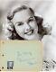 Deanna Durbin Page D'album Vintage Signée à La Main + Photographie