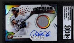 Derek Jeter ? 2024 Topps Pristine SGC 10 Auto 10 Demande Populaire POP 1
