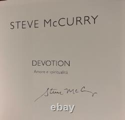 Dévotion Steve McCurry SIGNÉ SIGNATURE MANUELLE Autographe