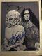 Dolly Parton Et Cher Originale Hand- Signé Autograph