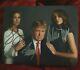 Donald Ivanka - Melania Trump Main Signé 8x10 Photo Coa. Extrêmement Rare