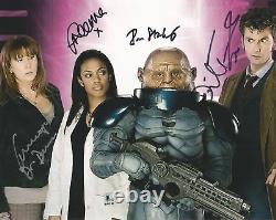 Dr Who casting de Tennant Agyeman Tate Starkey photo signée à la main incluant le COA UACC AFTAL