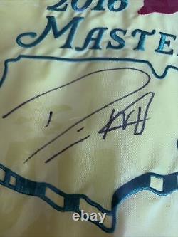 Drapeau de broche signé à la main par Danny Willett, vainqueur du US Masters 2016.