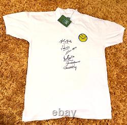 ÉCUSSON SMILEY RÉTRO PROOF ANNÉES 1970 LEEDS UTD SIGNÉ À LA MAIN MAILLOT DOMICILE AUTOGRAPHE UNITED