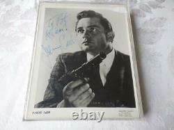 Early Johnny Cash Vintage Photo En Tant Qu’acteur Avec Gun Hand Signé Autographed Kill Em