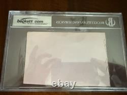 Edward Platt Autographe Signé en Personne Get Smart d. 1974 Beckett COA Ed