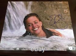 Elisabeth Shue Signée À La Main En Personne Photo Autographiée 11x14 Sexy Beckett COA