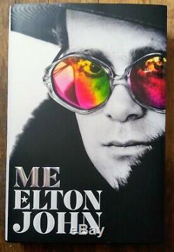 Elton John Autographié Signée À La Main Moi Livre Relié First Edition 2019
