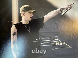Eminem Autographié Photo 8 X 10 Avec Coa Signé À La Main Slim Shady