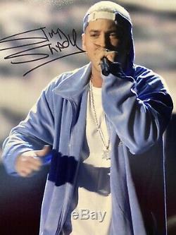Eminem Dédicacé Photo 8 X 10 Main Withcoa Signé Slim Shady