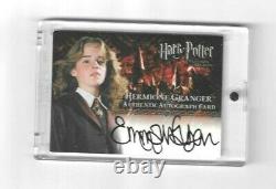 Emma Watson Hermione Granger Autographe Prisonnier Auto Azkaban Artbox Harry Potter