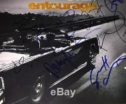 Entourage The Movie Distribution Principale 14 Coa Autographiée Au Total 11x14 Photo Signée À La Main