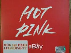 Exid Digital Single Hot Pink Promo Album Autographié Signée À La Main
