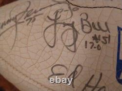 FOOTBALL D'AUTOGRAPHE SIGNÉ À LA MAIN PAR DES ANCIENS DE LA NFL D'OCCASION