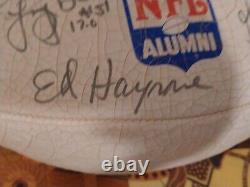 FOOTBALL D'AUTOGRAPHE SIGNÉ À LA MAIN PAR DES ANCIENS DE LA NFL D'OCCASION