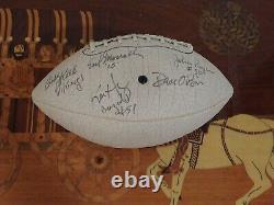 FOOTBALL D'AUTOGRAPHE SIGNÉ À LA MAIN PAR DES ANCIENS DE LA NFL D'OCCASION