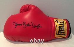 Gant de boxe Everlast signé à la main par James Buster Douglas, rare