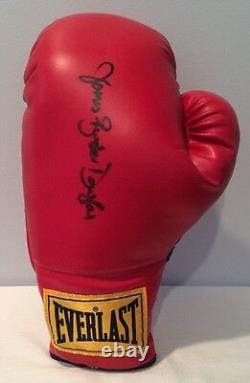 Gant de boxe Everlast signé à la main par James Buster Douglas, rare