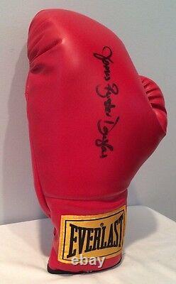 Gant de boxe Everlast signé à la main par James Buster Douglas, rare