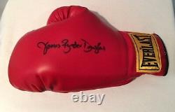 Gant de boxe Everlast signé à la main par James Buster Douglas, rare