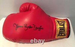 Gant de boxe Everlast signé à la main par James Buster Douglas, rare