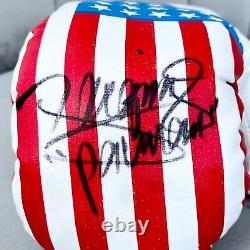 Gant de boxe signé à la main par Manny Pacquiao, équipe Pac COA, autographe, rare souvenir.