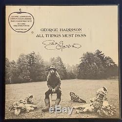 George Harrison Véritable À La Main Signe / Autographed'atmp ' Lp Withcoa Les Beatles