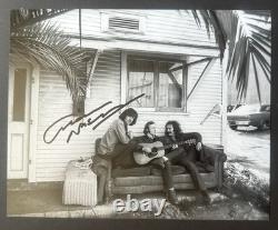 Graham Nash Photo Original 10x8 Authentiquement Signée à la Main Crosby Stills Young 1