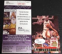 Grant Hill 1994-1995 Fleer Ultra Rookie Signé Carte Autographiée #239 Pistons Jsa