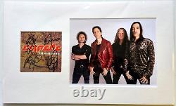 Groupe EXTREME Themed Autographes montés signés à la main avec certificat 18 x 12 NEUF