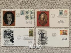 HIRSCHFELD ENSEMBLE DE 8 enveloppes premier jour authentiquement signées vintage À VOIR ABSOLUMENT