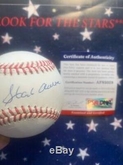 Hank Aaron Psa Dna Coa Autograph Ligue Nationale De Baseball Onl Signée À La Main
