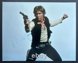 Harrison Ford Photo 10x8 Authentiquement Signée Originale Star Wars Han Solo Jedi