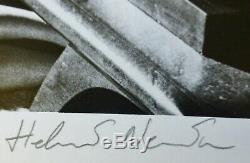 Helmut Newton Mannequins II D'orsay 1977 Signée A La Main Lithographie Autographiée