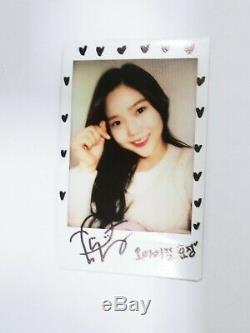 Hyo Jung (oh My Girl) Autographié Main Polaroid