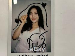 Hyojung (oh My Girl) Isac Événement Autographié Main (signé) Polaroid