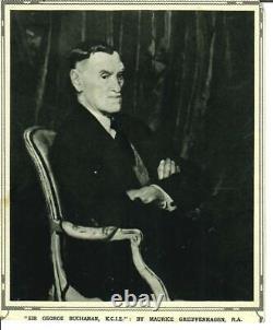 Ingénieur civil britannique George Buchanan - Photo noir et blanc 5X5 signée de la main